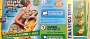 Un biglietto della lotteria Italia