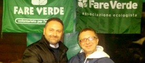 Da sinistra: Francesco Greco, nuovo presidente di Fare verde, con il suo predecessore Massimo De Maio