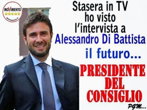 Alessandro DI Battista in un post comparso su Facebook