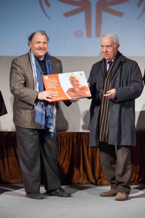 Un momento della cerimonia 