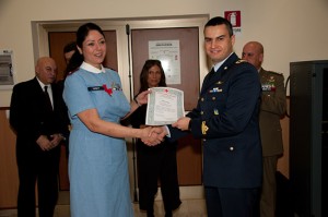 La cerimonia per la medaglia d'oro alla memoria del generale Calligaris