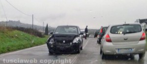 L'incidente sulla Cassia - Foto inviata da un lettore