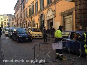 Via Cavour, l'inizio della ztl