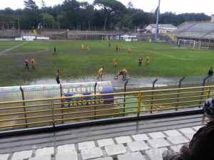 Un'azione della gara Viterbese-Fontenuova - Foto di Roberto Zena 
