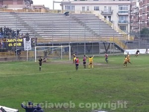 Un'azione della gara Viterbese-Fontenuova - Foto di Roberto Zena 