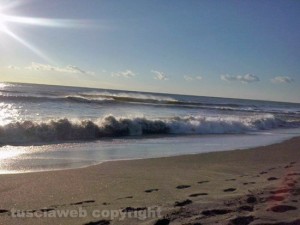 La spiaggia di Tarquinia