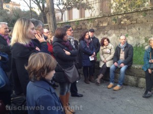 Viterbo - Itinerario felliniano con Irene Temperini, presidente della Pro loco, e Antonello Ricci