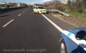 Viterbo - Testacoda sulla superstrada