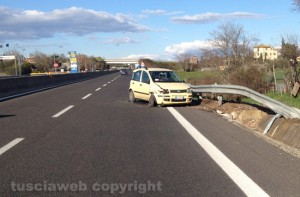 Viterbo - Testacoda sulla superstrada