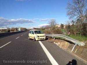 Viterbo - Testacoda sulla superstrada