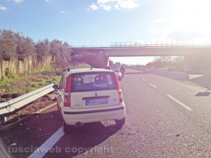 Viterbo - Testacoda sulla superstrada