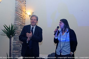 Paolo Gentiloni e Luisa Ciambella