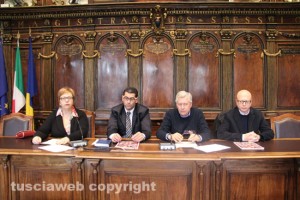 Patrizia Natale, Giacomo Barelli, Leonardo Michelini e Stefano Menghini