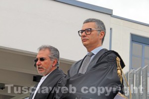 Il presidente della Camera penale Fabrizio Ballarini e il presidente dell'ordine degli avvocati Luigi Sini