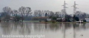 Il Tevere esonda a Orte Scalo