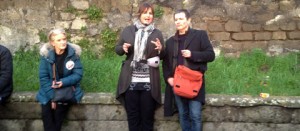 Viterbo - Itinerario felliniano con Irene Temperini, presidente della Pro loco, e Antonello Ricci