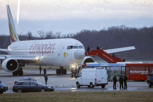 L'aereo dirottato