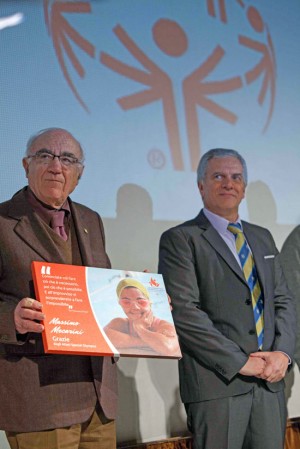 Un momento della cerimonia 