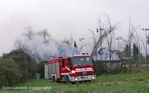 Le foto dell'incendio scattate da Michele Albano