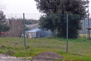 Le foto dell'incendio scattate da Michele Albano