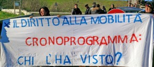 Tirrenica, il siti in di protesta alla Farnesiana