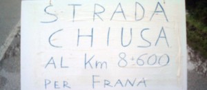 Interrotta la strada Orte -Gallese - Civita . castellana