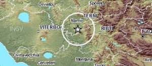 L'epicentro del terremoto del 27 febbraio