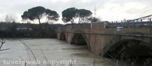 Una delle piene del Tevere
