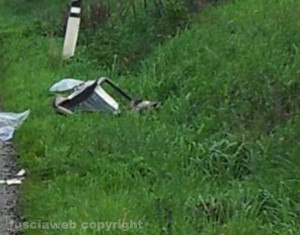Tuscania- L'incidente mortale sulla Piansanese