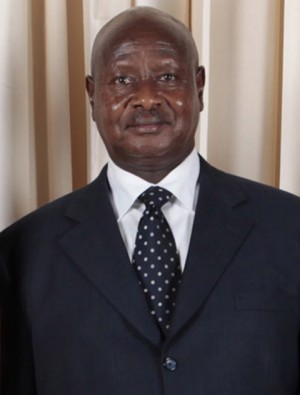 Il presidente dell'Uganda, Yoweri Museveni