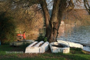 Le barche sul lago 