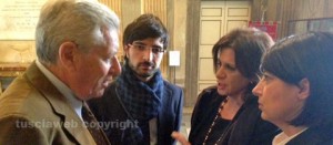 Il sindaco Michelini, il consigliere regionale Sabatini (Ncd), Laura Allegrini e Roberta Angelilli
