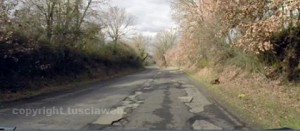 Le buche sulla Flaminia