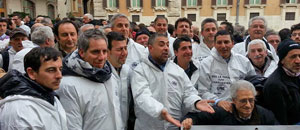 I carrozzieri Cna in protesta