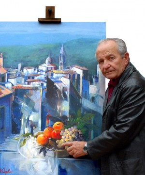 L'artista Romeo Cingolani