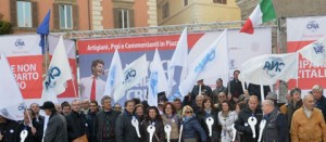 Manifestazione della Cna "Le voci della crisi"