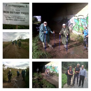 Sporcizia e degrado sulla Via Francigena