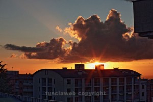 Il tramonto dal Barco 
