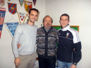 Da sinistra gli arbitri Starnini, Gasbarri e Petrella