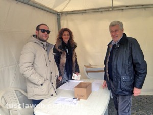Il sindaco Michelini al voto