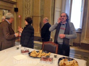 Il rinfresco per il matrimonio della figlia del consigliere Troili, Marta