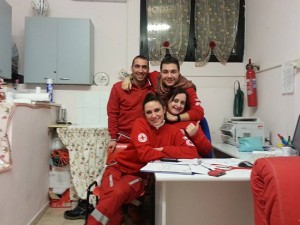 I volontari della Croce rossa di Canino