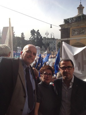 La delegazione viterbese di Confartigianato a Roma