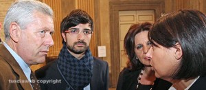 Leonardo Michelini, Daniele Sabatini, Laura Allegrini, Roberta Angelilli