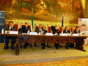 I relatori della mostra a Roma sui fatti di Trieste 