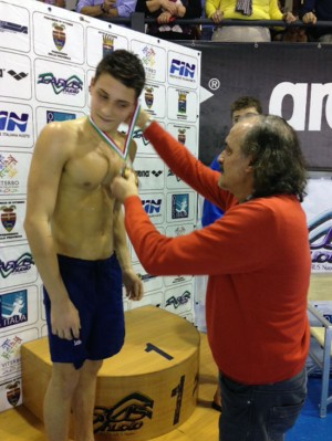 Insogna premia un atleta