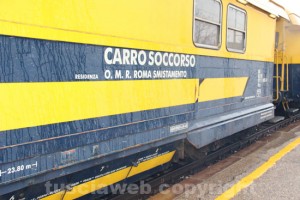 Il treno deragliato spostato a Porta Romana