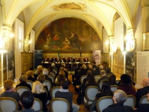 L'inaugurazione della mostra a Roma 