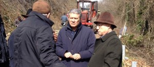 Il sopralluogo di Meroi e De Angelis sulla Valle di Vico