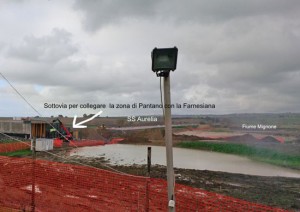 Il cantiere dell'Autostrada